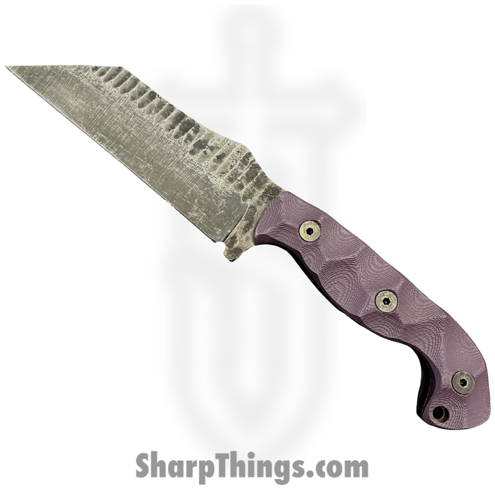 8052ae44-735a-4780-8324-4c72c6181460_TU3-P-G10_1.jpg Stroup Knives - TU3-P-G10 - TU3 Tactical Use Fixed Blade Knife - G10 1095 - Purple - Image 1