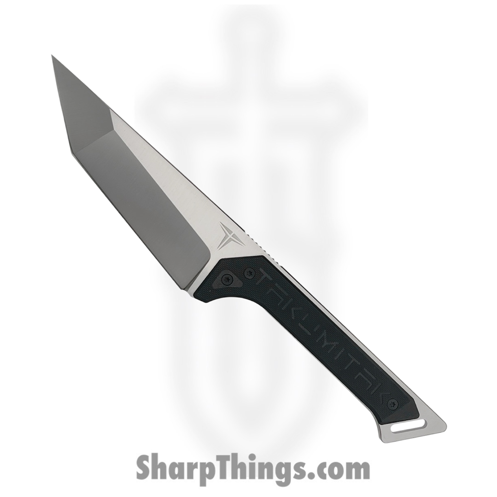 81b16358-0029-46b9-9e41-4072244cd7d5_TKF215SL_1.jpg Takumitak - TKF215SL - Charge - Fixed Blade Knife - D2 Polished Tanto - G10 - Black - Image 1