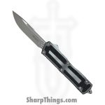Microtech - 1278-10APWME - Scarab II Gen III - OTF Auto - M390MK Apocalyptic S/E - 6061-T6 Aluminum - Weathered Metal
