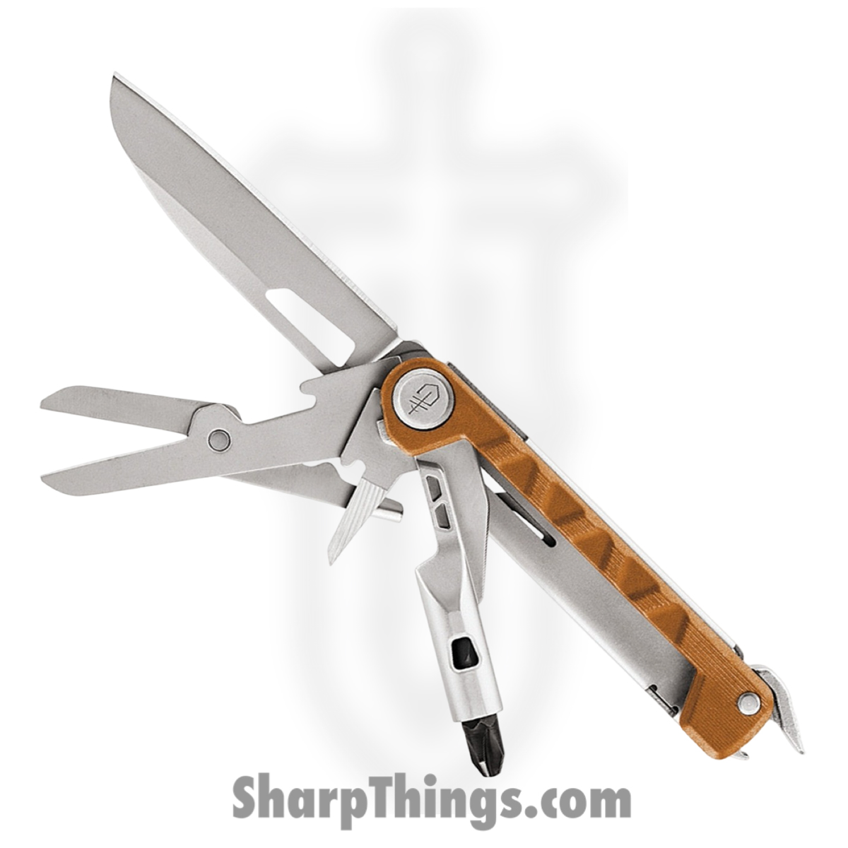 85256227-f93e-482c-99ed-e9181a98a776_G1587_1.jpg Gerber - G1587 - Armbar Driver Multi Tool - Aluminum - Orange - Image 1