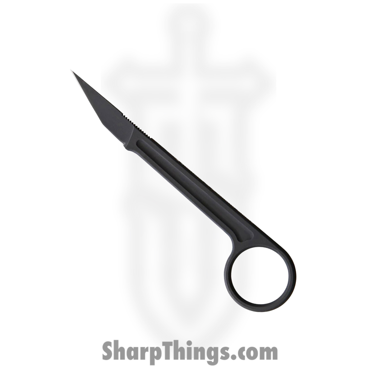 8e16c65d-463b-45f2-8dd0-e4aa02af716d_BAS14_1.jpg Bastinelli Creations - BAS14 - Picoeur Black Cerakote - Fixed Blade Knife - N690 PVD Tanto - Black - Image 1