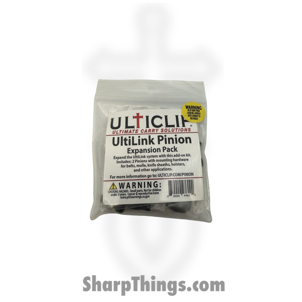 94b68467-1525-4755-9edb-1121de3a37ef_622-DPIN_1.jpg ULTICLIP - 622-DPIN - UltiLink Pinion Expansion Pack - Steel - Black - Image 1