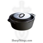 Lodge - L10DOL3 - 7 Quart Cast Iron Dutch Oven - Black