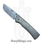 Chaves Custom - CC2014REND - Custom 1.5 Hybrid Rendencion Framelock - Folding Knife - CPM-3V Drop Point - Titanium Handle - Stonewash
