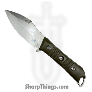 Microtech - 96-10OD - Always Survive - Fixed Blade Knife - M390MK Stonewash Drop Point - Milled G10 - OD Green