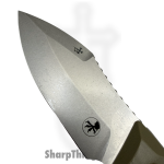 Microtech - 96-10OD - Always Survive - Fixed Blade Knife - M390MK Stonewash Drop Point - Milled G10 - OD Green - Image 3