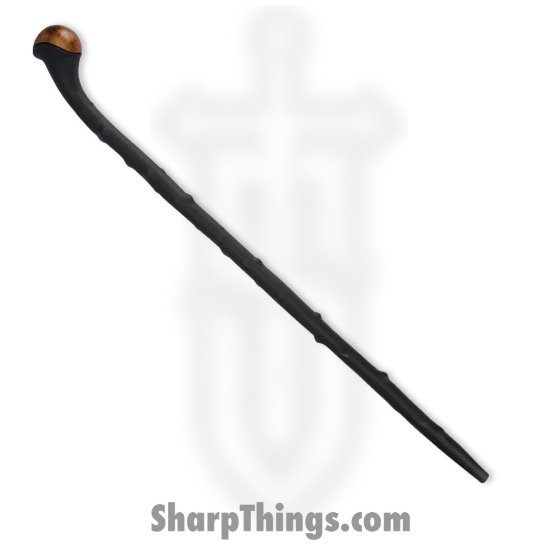 9a18ae4b-9137-4de2-89fe-8b103c5f7d04_UC2970_1.jpg United Cutlery - UC2970 - Blackthorn Shillelagh Cane - Impact resistant faux wood cap- - Polypropylene - Black Brown - Image 1