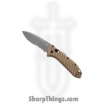 Benchmade - 5700SGY-1 - Auto Presidio II - Automatic Knife - CPM-M4 Coated Drop Point - 6061-T6 - Burnt Bronze