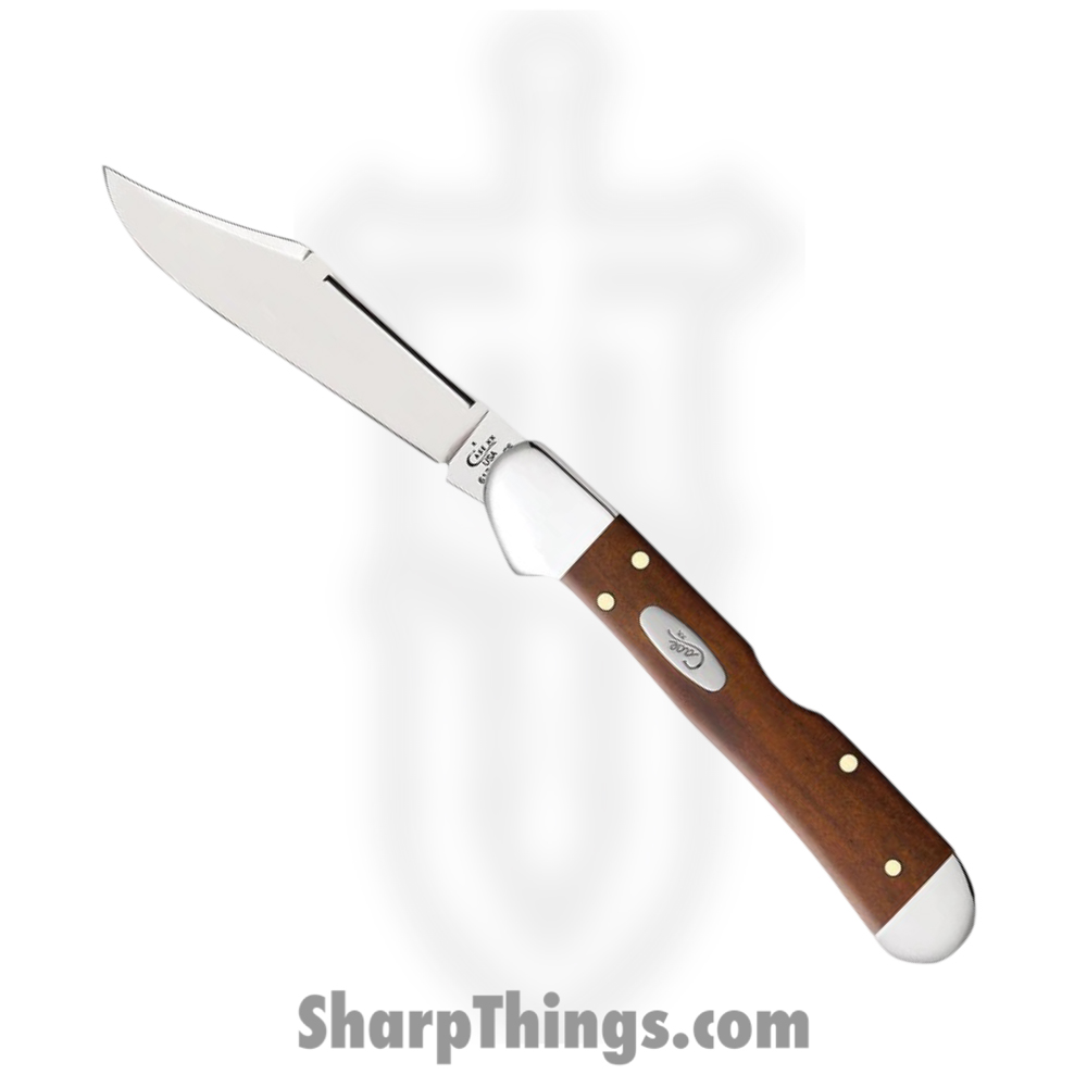 9bba9188-ffb8-4403-ac27-0862d793fdcc_CA28704_1.jpg Case Cutlery - CA28704 - Mini CopperLock - Folding Knife - Tru-Sharp™ Stainless Polished Clip Point - Chestnut Bone - Brown - Image 1