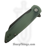ABW - ABW-M2-G10-JD - Model 2 - Folding Knife - CPM MagnaCut Stonewash Sheepsfoot - G10 - Jade - Image 2