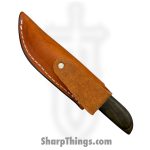 Anza Knives - ANZA-10F-02 - 10F Work Knife - Fixed Blade Knife - Carbon Steel Satin Drop Point - DymaLux - Black Green - Image 7
