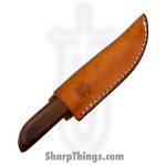 Anza Knives - ANZA-10F-04 - 10F Work Knife - Fixed Blade Knife - Carbon Steel Satin Drop Point - Walnut - Brown - Image 6