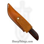 Anza Knives - ANZA-10F-04 - 10F Work Knife - Fixed Blade Knife - Carbon Steel Satin Drop Point - Walnut - Brown - Image 7