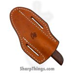 Anza Knives - ANZA-WRK-05 - Work Knife - Fixed Blade Knife - Carbon Steel Satin Drop Point - Walnut - Brown - Image 6