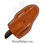 Anza Knives - ANZA-WRK-05 - Work Knife - Fixed Blade Knife - Carbon Steel Satin Drop Point - Walnut - Brown - Image 7