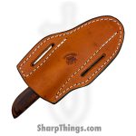 Anza Knives - ANZA-WRK-06 - Work Knife - Fixed Blade Knife - Carbon Steel Satin Drop Point - Walnut - Brown - Image 7