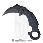 Brous Blades - BRBM001B - Enforcer - Folding Knife - D2 Coated Hawkbill - G10 - Black