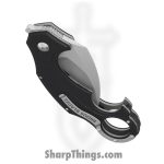 Brous Blades - BRBM001 - Enforcer - Folding Knife - D2 Satin Hawkbill - G10 - Black - Image 3