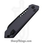 Heretic Knives - H113-8A-BS26 - Jinn - Automatic Knife - CPM MagnaCut Battleworn Wharncliffe - Aluminum - Battleship Grey - Image 4