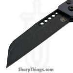 Heretic Knives - H113-8A-BS26 - Jinn - Automatic Knife - CPM MagnaCut Battleworn Wharncliffe - Aluminum - Battleship Grey - Image 5