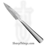 Silverline USA - DM.SP.0106 - Spear Head 6" - Fixed Blade Knife - 1095 HC Damascus Spear Point - Carbon Steel - Silver