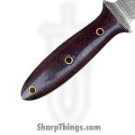 Silverline USA - DM001 - Damascus Dagger - Fixed Blade Knife - 1095 HC Damascus Dagger - Micarta - Brown - Image 3