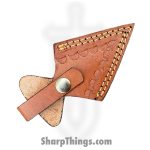 Silverline USA - DM003 - Mini Push Dagger - Fixed Blade Knife - 1095 HC Damascus Spear Point - Resin - White - Image 2