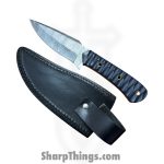 Silverline USA - DM011 - Skinner 9" - Fixed Blade Knife - 1095 HC Damascus Drop Point - Wood - Blue - Image 5
