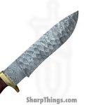 Silverline USA - DM060 - Hunter 13" - Fixed Blade Knife - 1095 HC Damascus Recurve - Wood - Red - Image 4