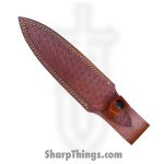 Silverline USA - DM1201 - Dagger 12" - Fixed Blade Knife - 1095 HC Damascus Spear Point - Walnut Wood - Brown - Image 4