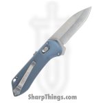 Gerber - G1520 - Highbrow Compact - Assisted Open Knife - 7Cr13 Stonewash Drop Point - Aluminum - Blue - Image 2