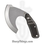 Gerber - G1824 - Downwind - Fixed Blade Knife - 7Cr17MoV Stonewash Ulu - G10 - Black Green