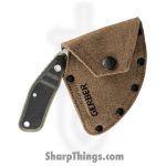 Gerber - G1824 - Downwind - Fixed Blade Knife - 7Cr17MoV Stonewash Ulu - G10 - Black Green - Image 3
