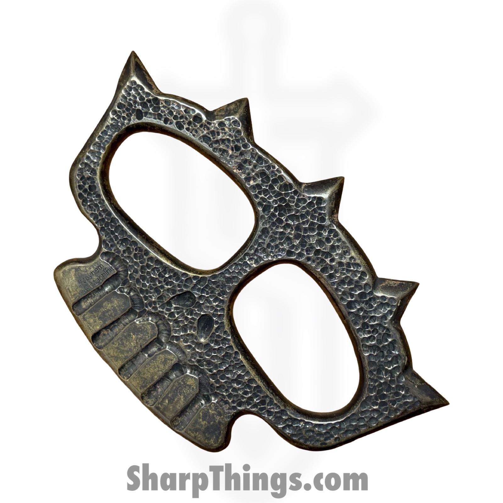 JM0626_F_1.jpg Johnny Mayhem - JM0626_F - Deaths Head 3/8" - Brass - Brass|Black - Image 1
