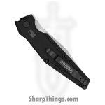Kershaw - KS7900CF - Launch 7 - Automatic Knife - CPM MagnaCut Stonewash Clip Point - Aluminum CF - Black - Image 3
