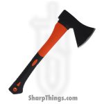 Marbles - MR661 - German Axe - Fixed Blade Knife - EN 9 Carbon Steel Coated Axe - Fiberglass - Orange Black - Image 2