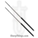 Spartan Blades - PCCS1PL - Chopsticks - Satin - Titanium CF Twill - Silver Black