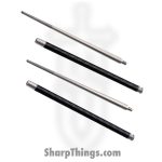 Spartan Blades - PCCS1PL - Chopsticks - Satin - Titanium CF Twill - Silver Black - Image 2