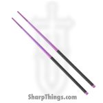 Spartan Blades - PCCS1PU - Chopsticks - Satin - Titanium CF Twill - Purple Black