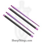 Spartan Blades - PCCS1PU - Chopsticks - Satin - Titanium CF Twill - Purple Black - Image 2