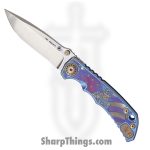 Spartan Blades - SF5USAM - Harsey Custom Uncle Sam - Folding Knife - CPM MagnaCut - Satin Spear Point - Titanium