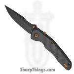 Spartan Blades - SFBL14BKCF - Soter - Folding Knife - CPM S35VN Coated Harpoon Drop Point - Carbon Fiber - Black