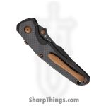 Spartan Blades - SFBL14BKCF - Soter - Folding Knife - CPM S35VN Coated Harpoon Drop Point - Carbon Fiber - Black - Image 4