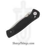 Spartan Blades - SFBL15SWBK - Eleos - Folding Knife - 154CM Stonewash Drop Point - GFN - Black - Image 3