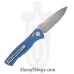 Spartan Blades - SFBL15SWBL - Eleos - Folding Knife - 154CM Stonewash Drop Point - GFN - Blue - Image 2