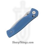 Spartan Blades - SFBL15SWBL - Eleos - Folding Knife - 154CM Stonewash Drop Point - GFN - Blue - Image 3