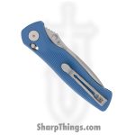 Spartan Blades - SFBL15SWBL - Eleos - Folding Knife - 154CM Stonewash Drop Point - GFN - Blue - Image 4