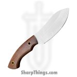 Silverline USA - SS005 - Skinner 9" - Fixed Blade Knife - Stainless Satin Leaf - Micarta - Brown - Image 2