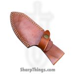 Silverline USA - SS005 - Skinner 9" - Fixed Blade Knife - Stainless Satin Leaf - Micarta - Brown - Image 4