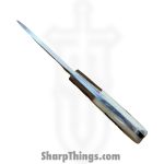Silverline USA - SS022 - DP Skinner 6.5" - Fixed Blade Knife - Stainless Satin Drop Point - Wood - White - Image 3